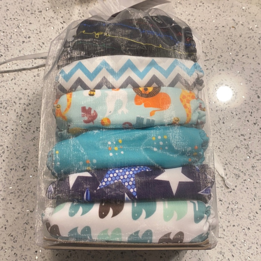 Mama Koala Stay-Dry Pocket Diaper 6 pack